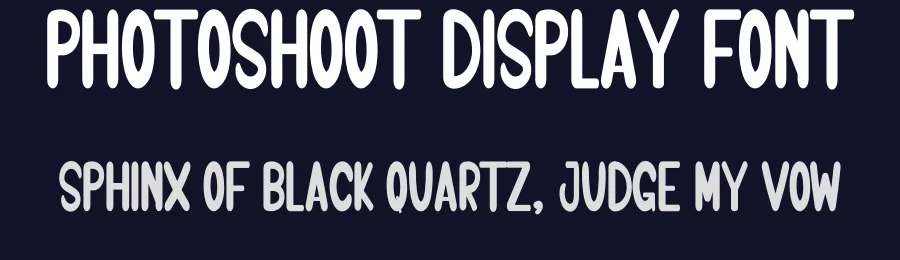Photoshoot Display Font by inermediaSTUDIO — Display Font — thumbnail 2