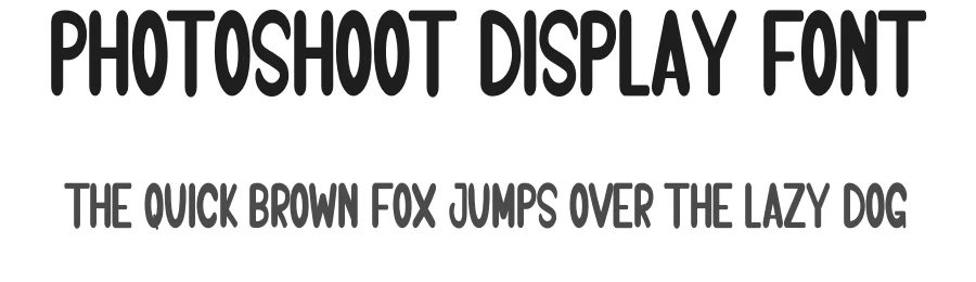 Photoshoot Display Font by inermediaSTUDIO — Display Font