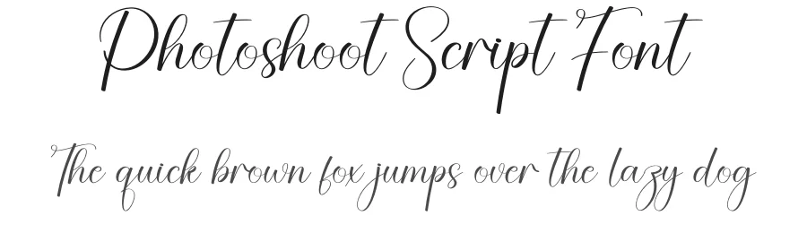 Photoshoot Script Font by creativeletter — Script Handwritten Font