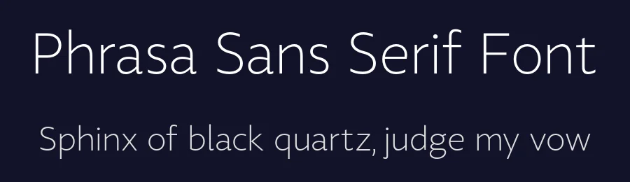 Phrasa Sans Serif Font by Arrière-garde — Sans Serif Font — thumbnail 2