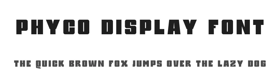 Phyco Display Font by ari — Sans Serif Font