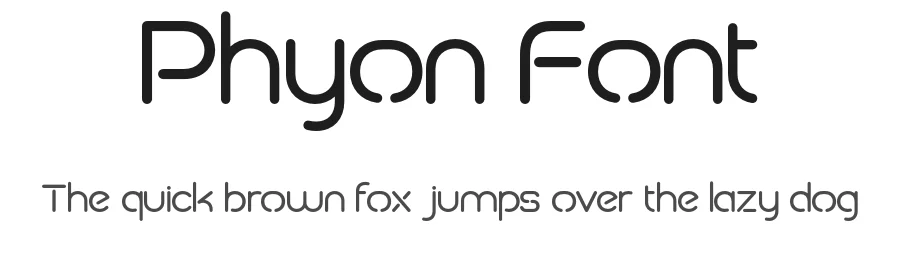 Phyon Font by roomspace.cl — Display Font