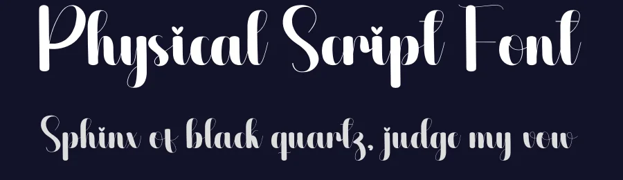 Physical Script Font by creativeletter — Script Handwritten Font — thumbnail 2