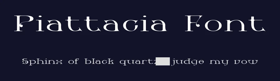Piattacia Font by Greataris — Display Font — thumbnail 2