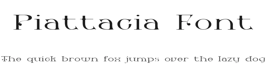 Piattacia Font by Greataris — Display Font