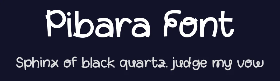 Pibara Font by Rautan Studio — Sans Serif Font — thumbnail 2