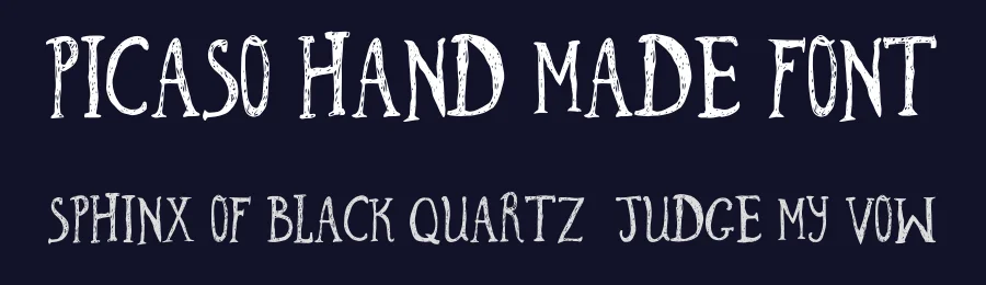 Picaso Hand Made Font by Bowery Studio design — Decorative Font — thumbnail 2