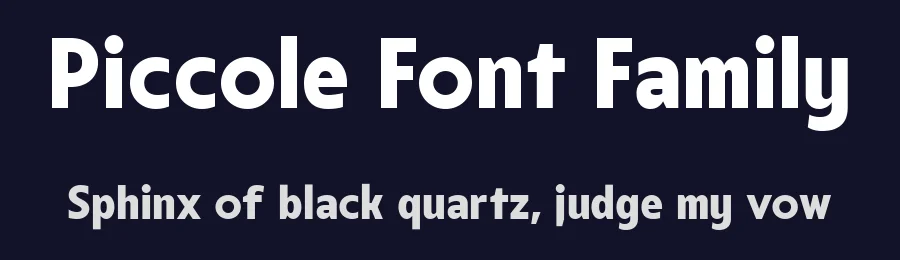 Piccole Font Family by glyphminds.studios — Decorative Font — thumbnail 2