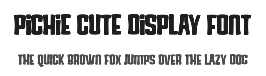 Pichie Cute Display Font by Linecreative — Display Font