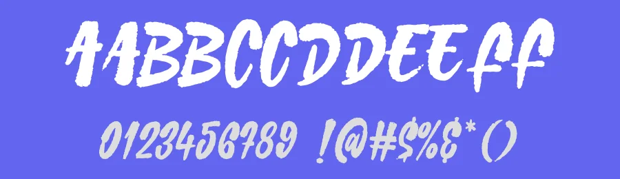 Picko Jasey – Rough Brush Font by [email protected] — Script Handwritten Font — thumbnail 3