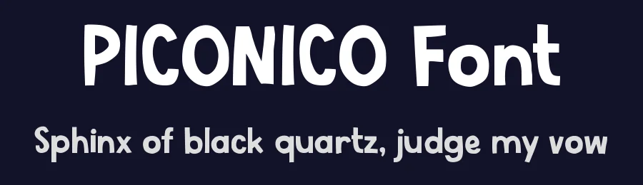 PICONICO Font by Rautan Studio — Decorative Font — thumbnail 2