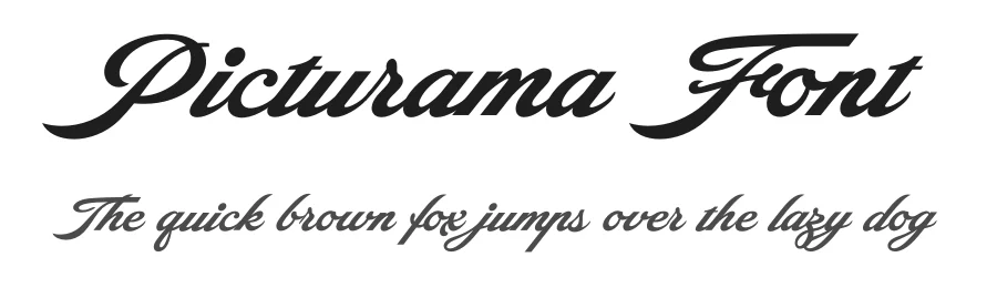 Picturama Font by Mans Greback — Script Handwritten Font