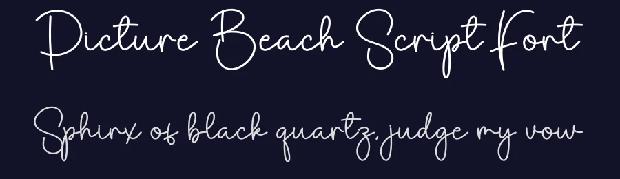 Picture Beach Script Font by creativeletter — Script Handwritten Font — thumbnail 2