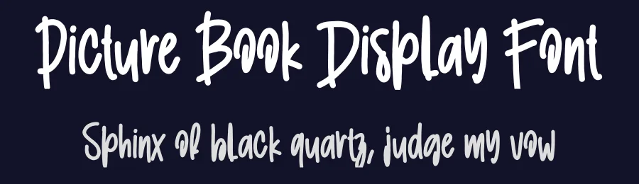 Picture Book Display Font by andikastudio — Script Handwritten Font — thumbnail 2