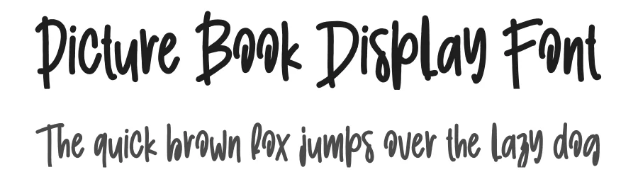 Picture Book Display Font by andikastudio — Script Handwritten Font