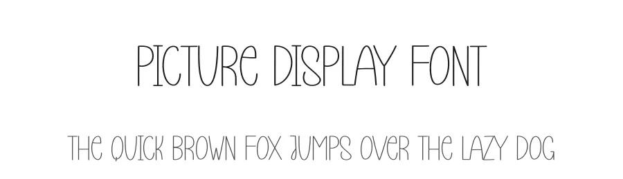 Picture Display Font by andikastudio — Script Handwritten Font