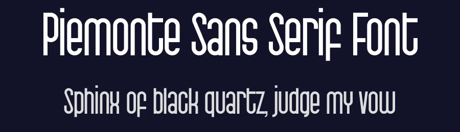 Piemonte Sans Serif Font by StringLabs — Sans Serif Font — thumbnail 2