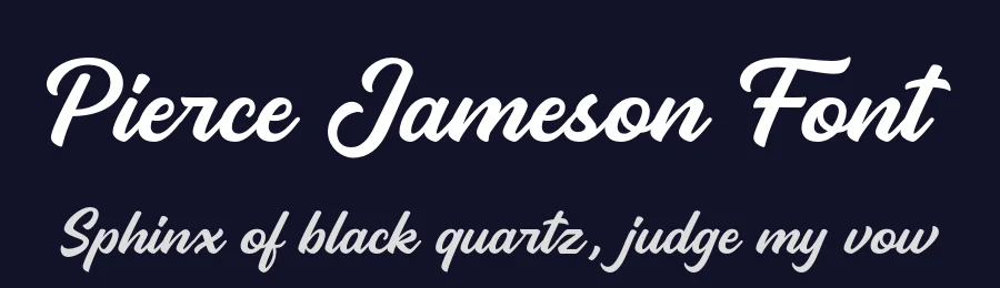 Pierce Jameson Font by grezlinestudio — Script Handwritten Font — thumbnail 2
