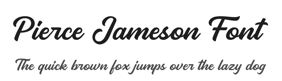 Pierce Jameson Font by grezlinestudio — Script Handwritten Font