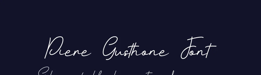 Piere Gusthone Font by SlideShoot — Script Handwritten Font — thumbnail 2