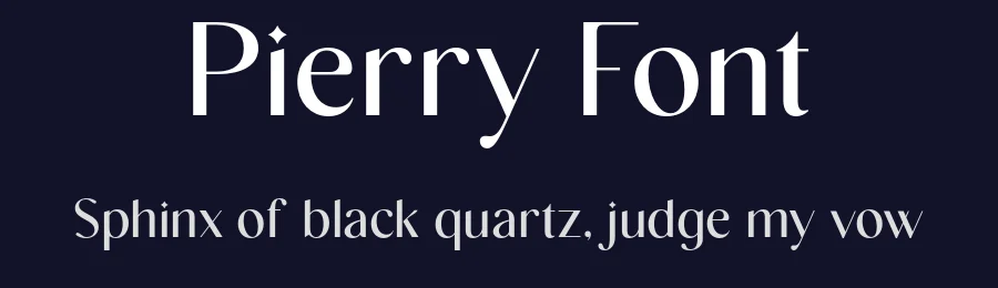 Pierry Font by Vampstudio — Sans Serif Font — thumbnail 2