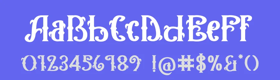 Pifavegus Blackletter Font by Dhabee — Blackletter Font — thumbnail 3