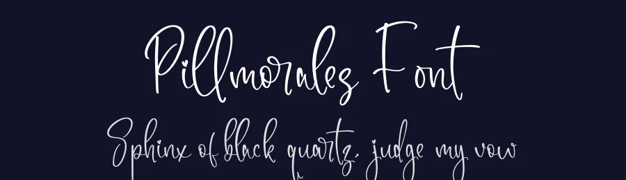 Pillmorales Font by glorytype — Script Handwritten Font — thumbnail 2
