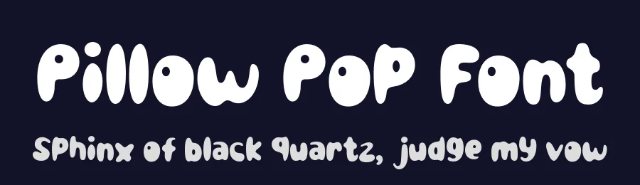 Pillow Pop Font by Creatifontstudios — Display Font — thumbnail 2