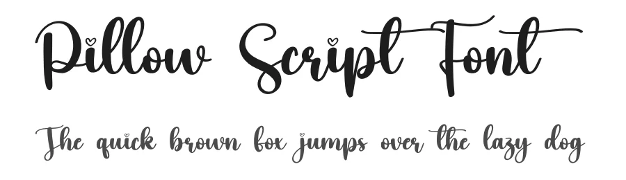 Pillow Script Font by creativeletter — Script Handwritten Font