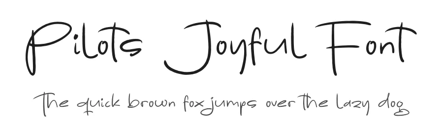 Pilots Joyful Font by letterenastudios — Script Handwritten Font