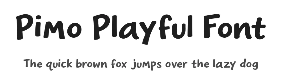 Pimo Playful Font by Indotype Foundry — Display Font