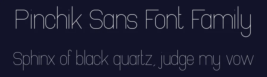 Pinchik Sans Font Family by Vladfedotovv — Sans Serif Font — thumbnail 2