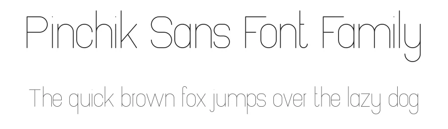 Pinchik Sans Font Family by Vladfedotovv — Sans Serif Font