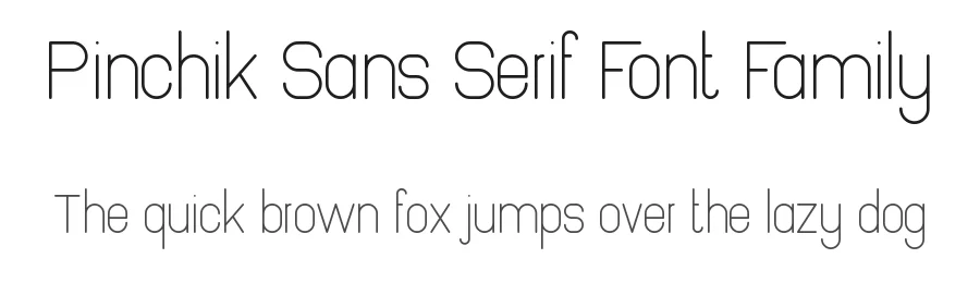 Pinchik Sans Serif Font Family by vp_creative_shop — Sans Serif Font