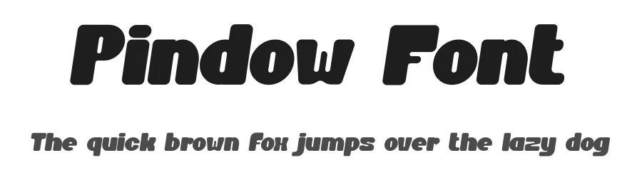 Pindow Font by Pinisiart — Display Font