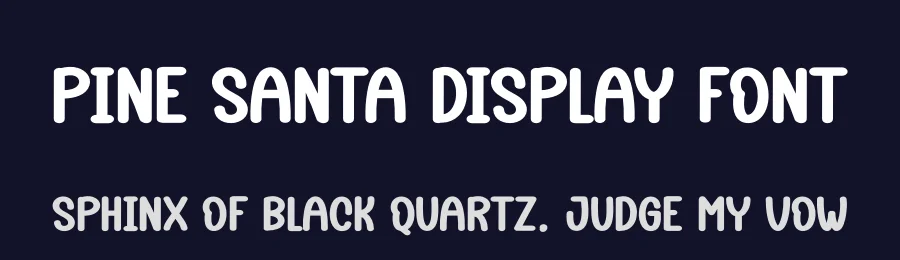 Pine Santa Display Font by creativeletter — Script Handwritten Font — thumbnail 2