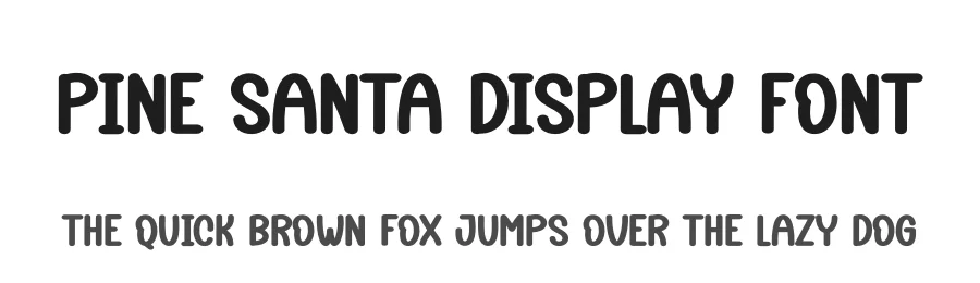 Pine Santa Display Font by creativeletter — Script Handwritten Font