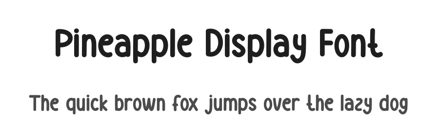 Pineapple Display Font by andikastudio — Display Font