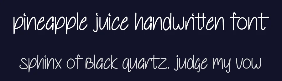 Pineapple Juice Handwritten Font by levincreative — Script Handwritten Font — thumbnail 2