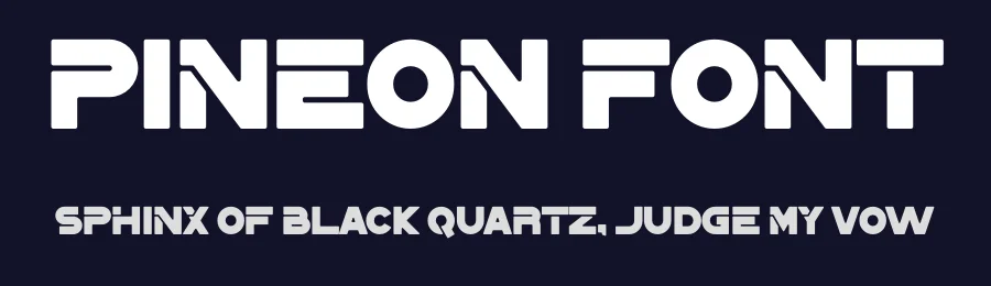 Pineon Font by Maiko Hatta — Display Font — thumbnail 2