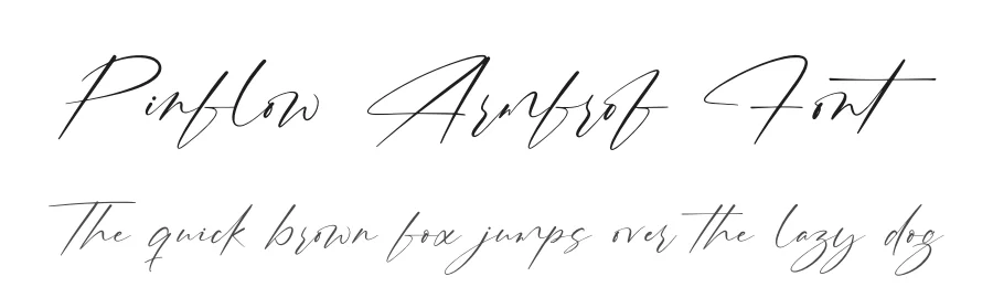 Pinflow Armfrof Font by stylishtype.co — Script Handwritten Font