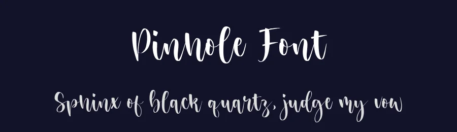 Pinhole Font by metafontsy — Script Handwritten Font — thumbnail 2