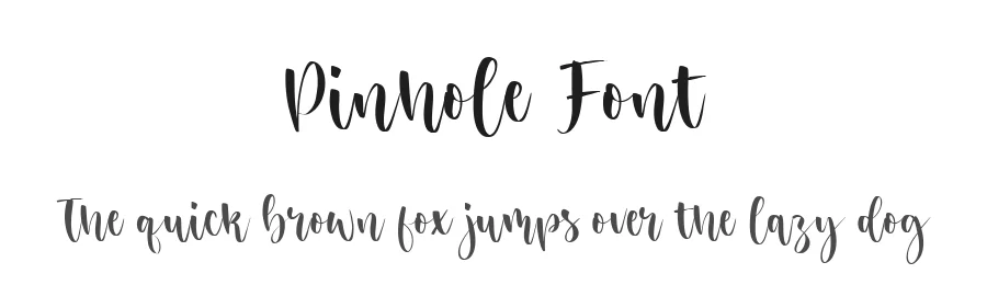 Pinhole Font by metafontsy — Script Handwritten Font