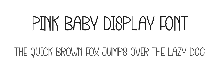 Pink Baby Display Font by andikastudio — Display Font