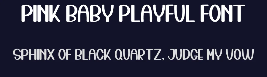 Pink Baby Playful Font by inermediaSTUDIO — Display Font — thumbnail 2
