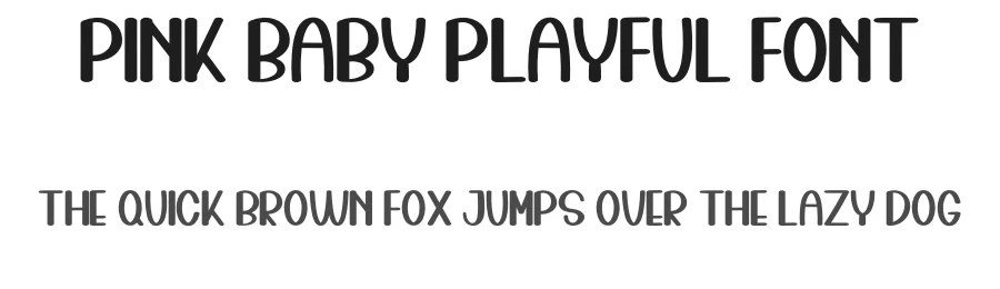 Pink Baby Playful Font by inermediaSTUDIO — Display Font