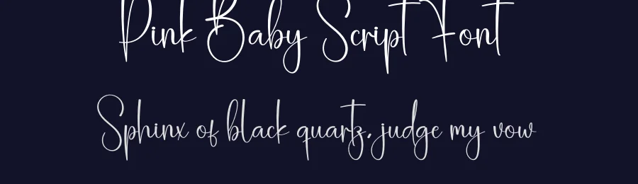 Pink Baby Script Font by creativeletter — Script Handwritten Font — thumbnail 2
