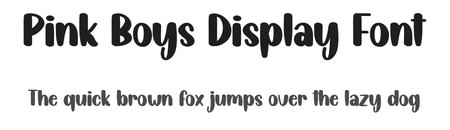 Pink Boys Display Font by andikastudio — Display Font
