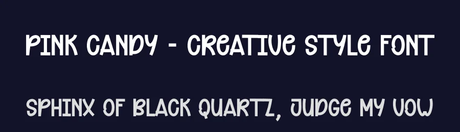 Pink Candy – Creative Style Font by andikastudio — Display Font — thumbnail 2