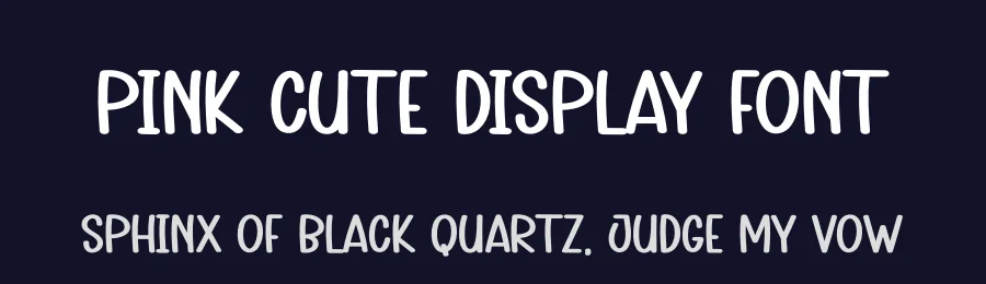Pink Cute Display Font by andikastudio — Display Font — thumbnail 2